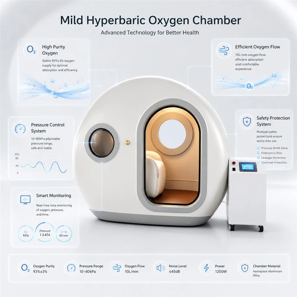 Mild Hyperbaric Oxygen Chamber For Wellness & Professional Facilities suppliers